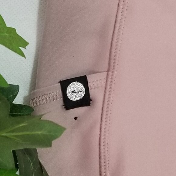 X by Gottex Blocked Mesh Leggings Dusty Pink - Picture 4 of 8